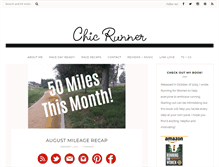 Tablet Screenshot of chicrunner.com